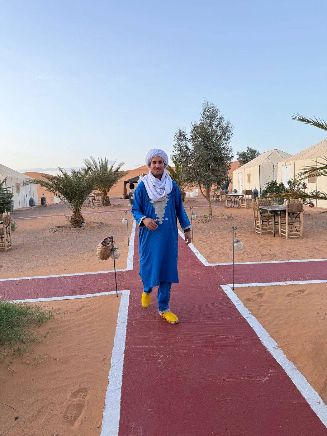 Your Berber host at the camp